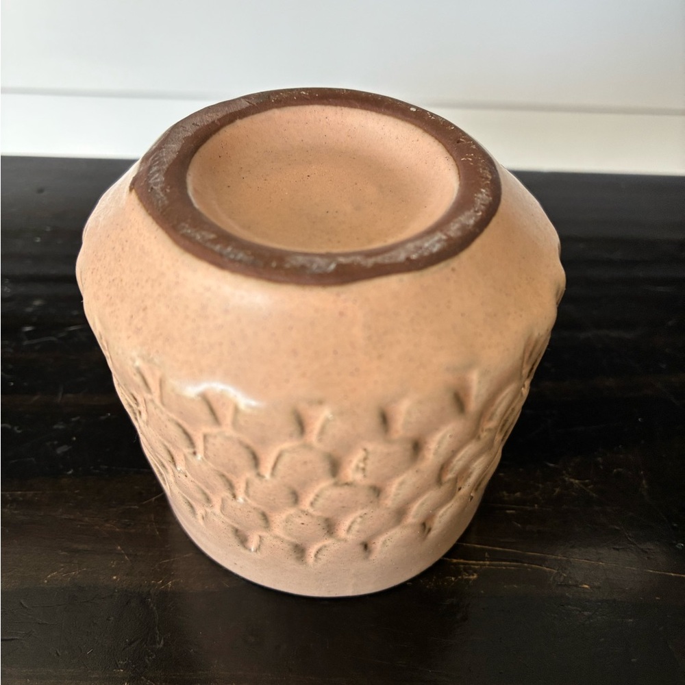 Mermaid Scale Ceramic Succulent Vase - Picture 3 of 3